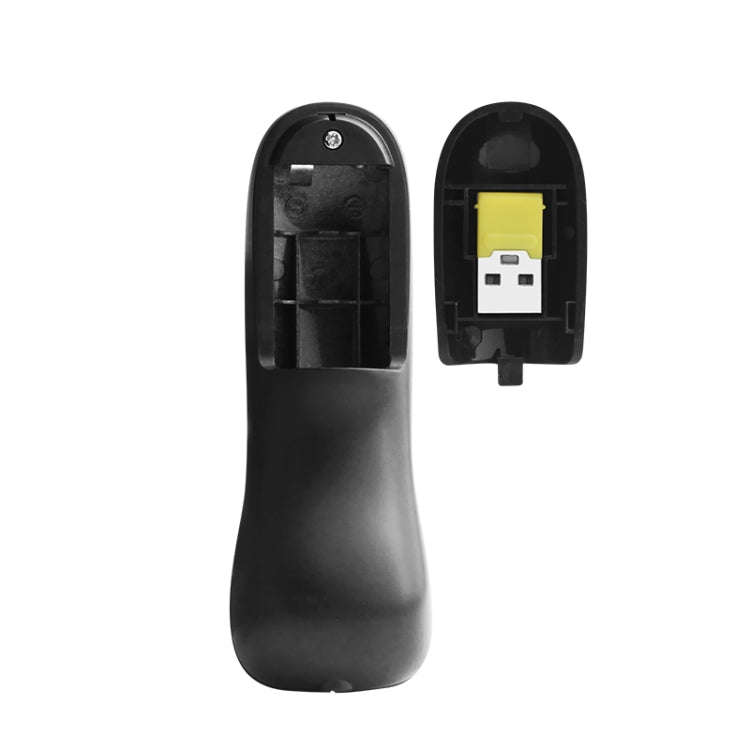 PR-05 2.4G Wireless 6D Gyroscope Fly Air Mouse Laser Pointer Pen Presenter for PC / Laptop Teachi...