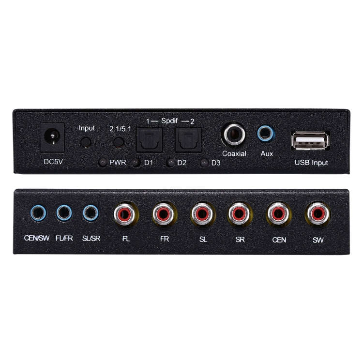NK-A6L 5.1 Audio Gear Digital Sound Decoder, EU Plug