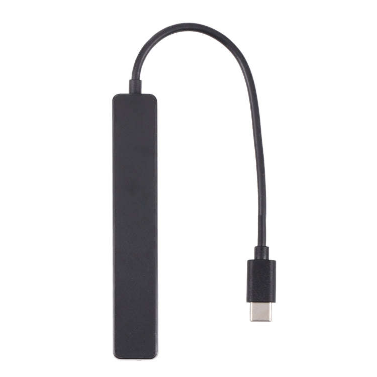 T-111 4 in 1 USB-C / Type-C to 4 USB Ports HUB Docking Station (Black)