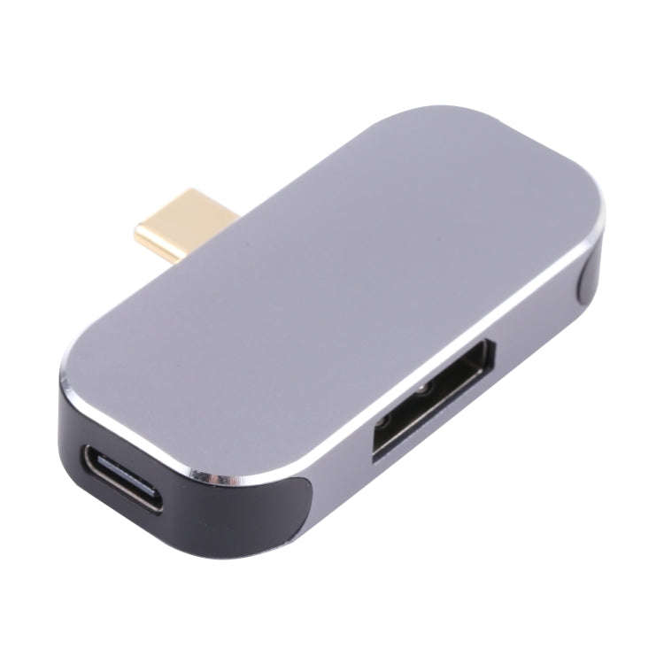 3 in 1 USB-C / Type-C Male to USB-C / Type-C Charging + USB + DP Female Adapter