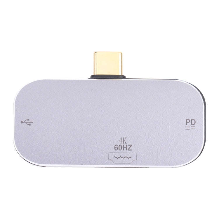 3 in 1 USB-C / Type-C Male to Dual USB-C / Type-C + 4K 60Hz HDMI Female Adapter