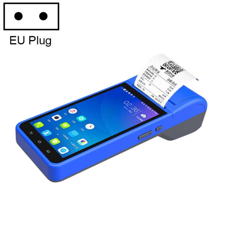 POS-6000 4G Version 2GB+32GB 58mm PDA Handheld 5.5 inch Barcode Two-dimensional Code Android Smar...