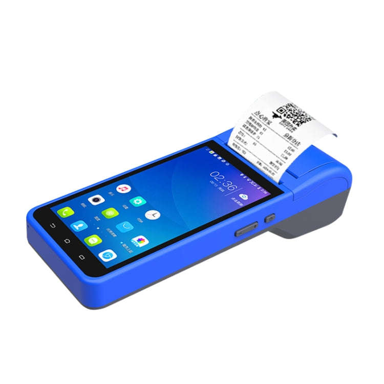 POS-6000 4G Version 2GB+32GB 58mm PDA Handheld 5.5 inch Barcode Two-dimensional Code Android Smar...