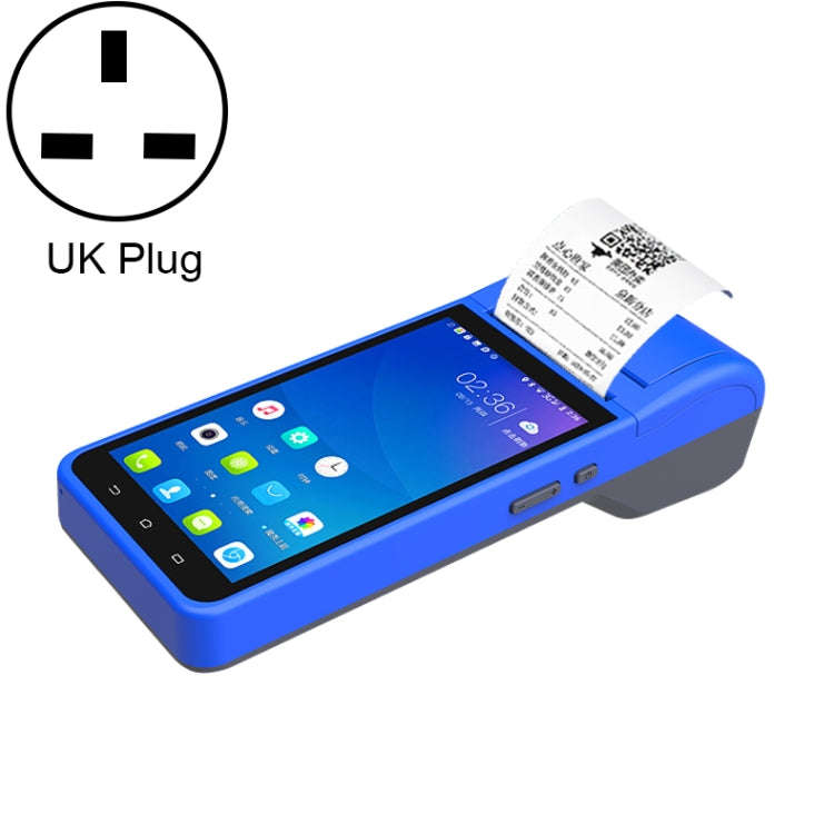 POS-6000 4G Version 2GB+32GB 58mm PDA Handheld 5.5 inch Barcode Two-dimensional Code Android Smar...