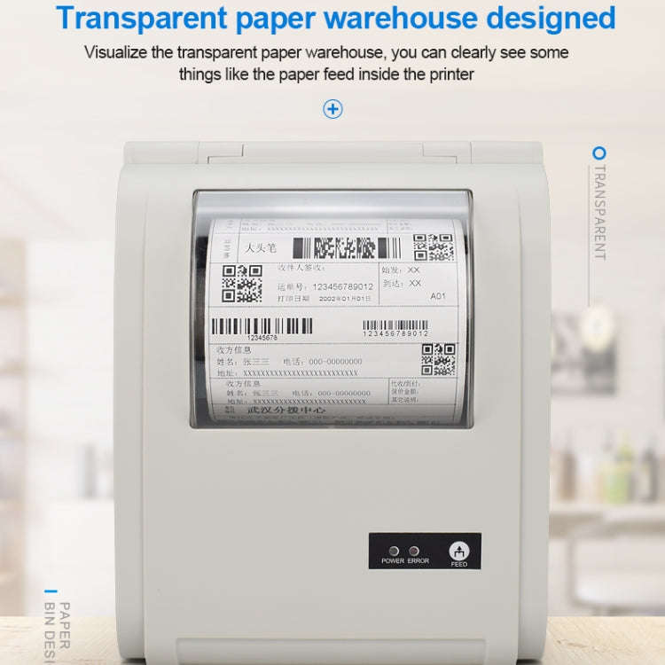 POS-9210 110mm USB +  Bluetooth POS Receipt Thermal Printer Express Delivery Barcode Label Printe...