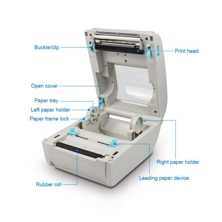 POS-9210 110mm USB +  Bluetooth POS Receipt Thermal Printer Express Delivery Barcode Label Printe...