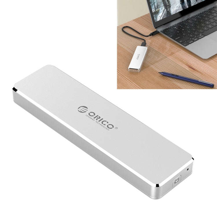 ORICO PVM2-C3 M.2 M-Key to USB 3.1 Gen2 USB-C / Type-C Flip Solid State Drive Enclosure, The Maxi...
