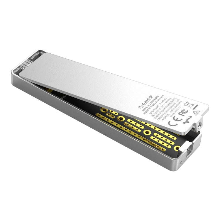 ORICO PVM2-C3 M.2 M-Key to USB 3.1 Gen2 USB-C / Type-C Flip Solid State Drive Enclosure, The Maxi...
