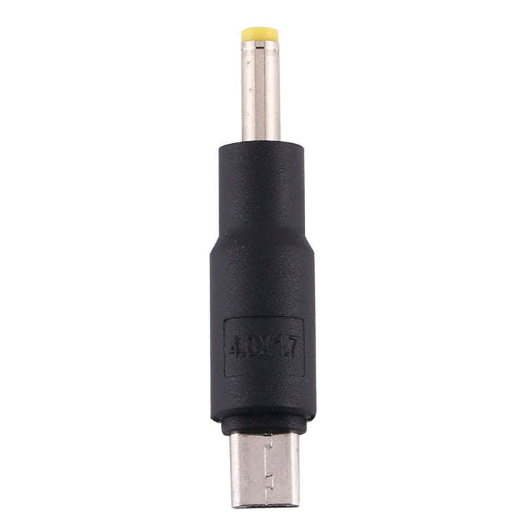 10 PCS 4.0 x 1.7mm to Micro USB DC Power Plug Connector
