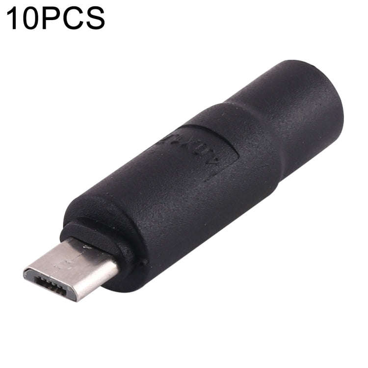 10 PCS 4.0 x 1.7mm to Micro USB DC Power Plug Connector