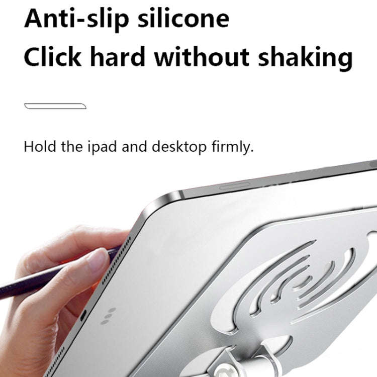 L-13 Aluminum Alloy Foldable Rotating Laptop/Tablet Stand (Grey)
