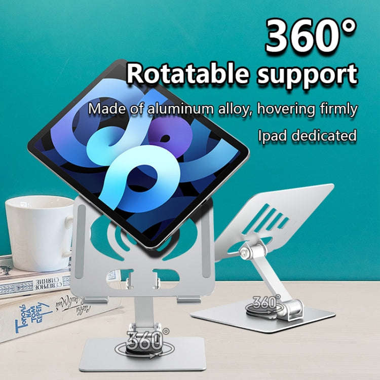 L-13 Aluminum Alloy Foldable Rotating Laptop/Tablet Stand (Grey)