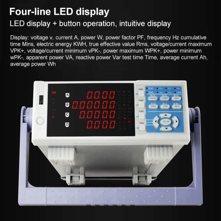 DCUU PM310 Intelligent Electrical Parameters Measuring Instrument (EU Plug)