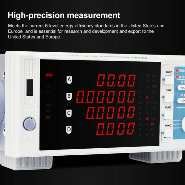 DCUU PM310 Intelligent Electrical Parameters Measuring Instrument (EU Plug)