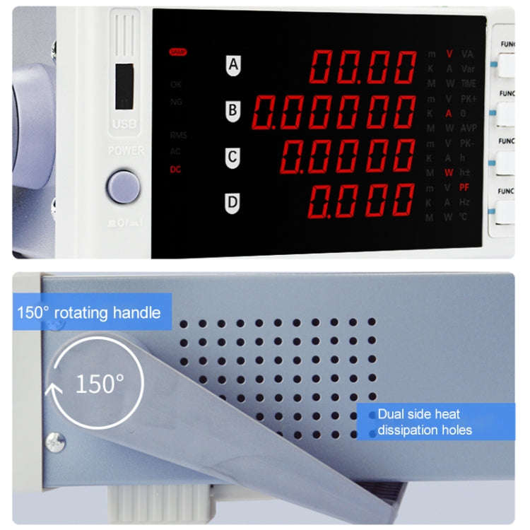 DCUU PM310 Intelligent Electrical Parameters Measuring Instrument (EU Plug)