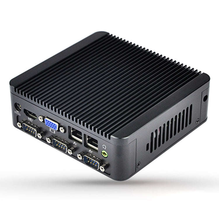 Fanless Mini Industrial Control PC with 4 USB Ports & RS-232 COM Port, 8GB RAM, Intel Celeron N29...