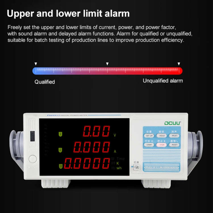 DCUU PM9915 Intelligent Electrical Parameters Measuring Instrument (EU Plug)