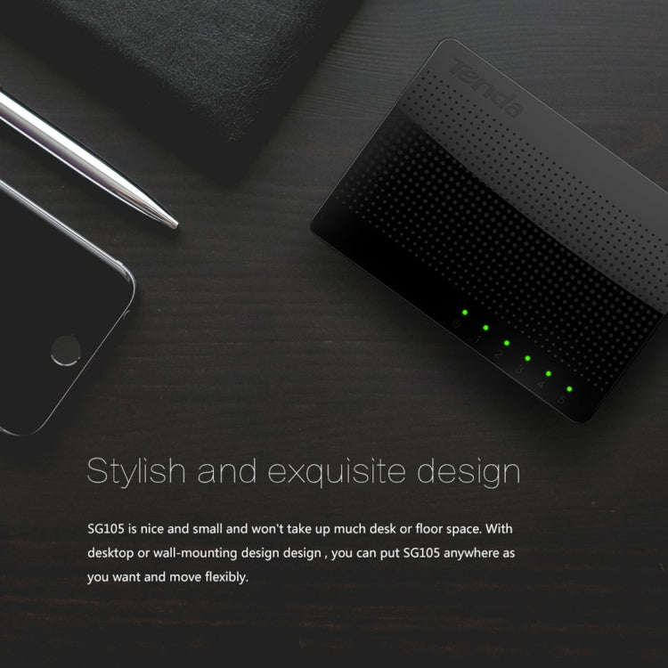Tenda SG105 Mini 5 Ports 1000Mpbs Fast Gigabit Ethernet Network Switch  LAN HUB