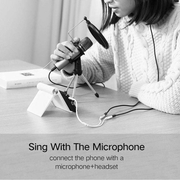 Ugreen 3.5mm Male to 2 x 3.5mm Female Audio Connector Adapter Cable 2 in 1 Microphone + Earphone ...