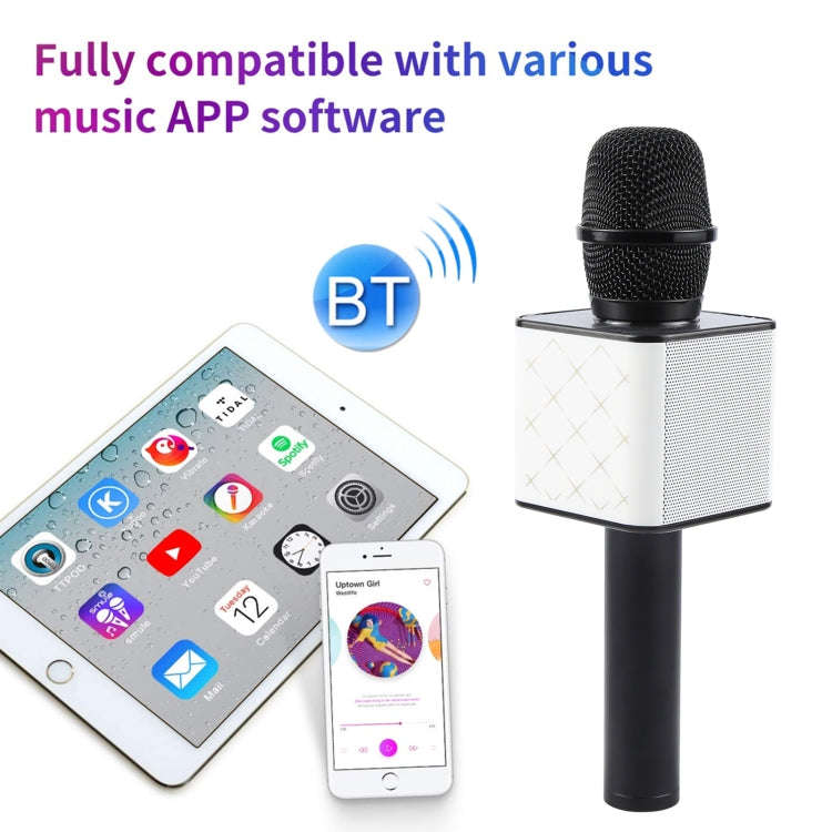 SDRD SD-08 Double Speakers High Sound Quality Handheld KTV Karaoke Recording Bluetooth Wireless C...