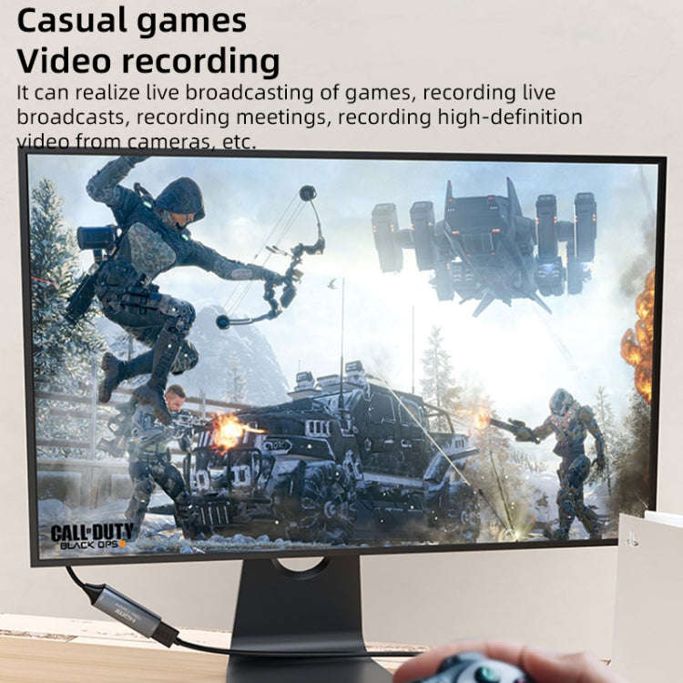 4K 30Hz HDMI to USB3.0 HD Video Capture Card with Cable