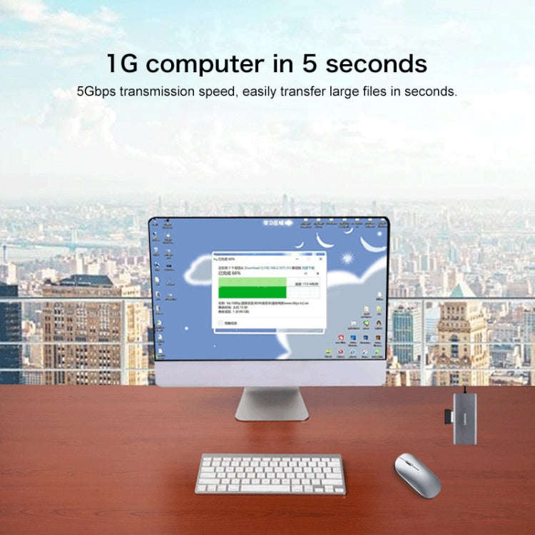 Lenovo LX0801 Type-C / USB-C Network Cable Interface Converter Docking Station