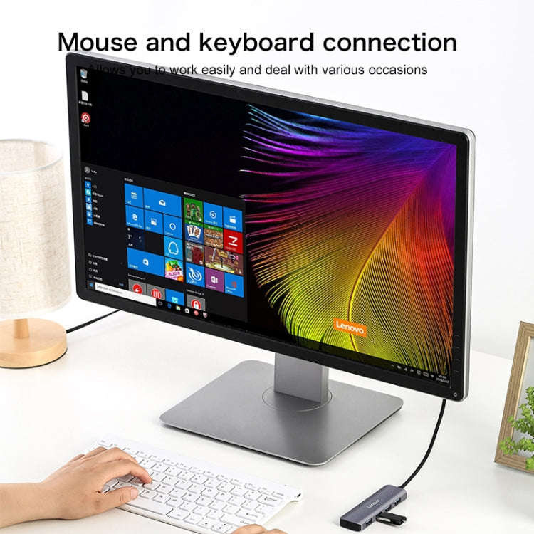Lenovo U04 4 In 1 USB 3.0 Multi-port Converter Splitter Hub