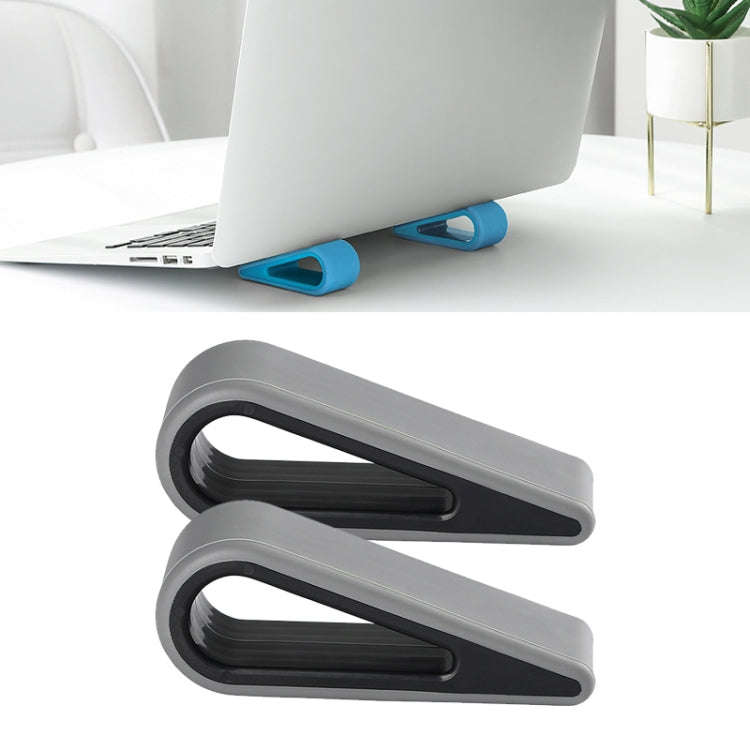 2 PCS Simple Notebook Computer Bracket Adjustable Height Increase Heat Dissipation Base Pad Holde...
