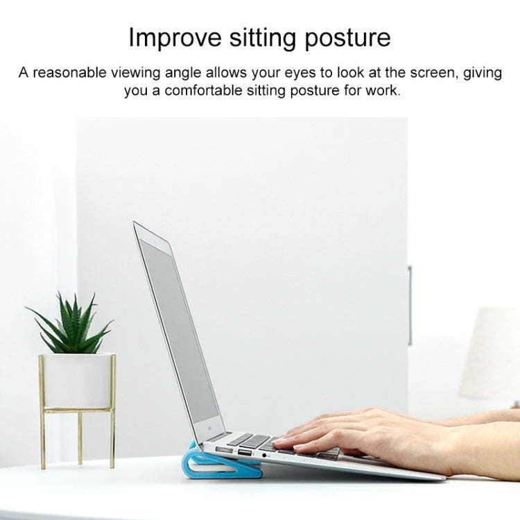 2 PCS Simple Notebook Computer Bracket Adjustable Height Increase Heat Dissipation Base Pad Holde...