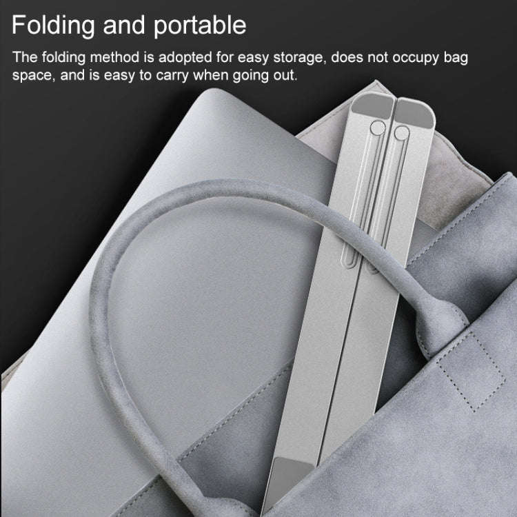 Portable Adjustable Laptop Stand Desktop Lifting Height Increase Rack Folding Heat Dissipation Ho...