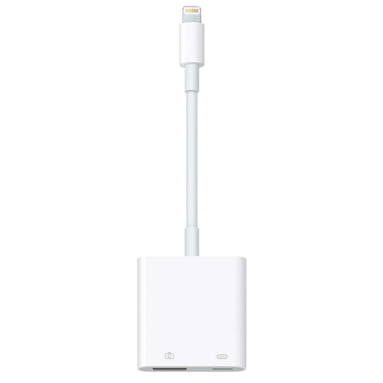 11cm 8 Pin Male to USB & 8 Pin Data Charging Cable Camera Reader Adapter, Support System above iO...