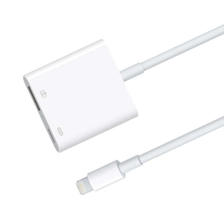 11cm 8 Pin Male to USB & 8 Pin Data Charging Cable Camera Reader Adapter, Support System above iO...