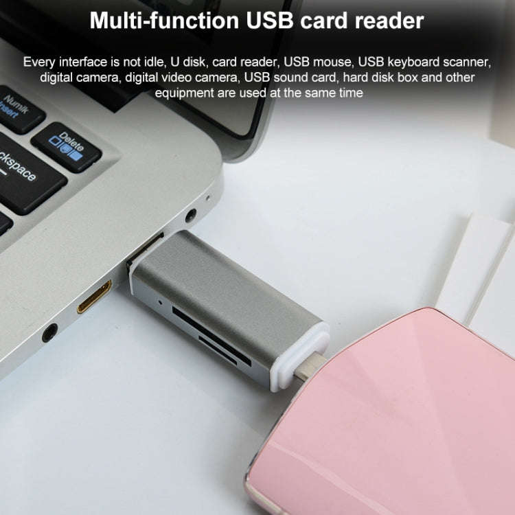 H82 USB-C / Type-C to USB 3.0 + Micro USB Ports OTG SD / TF Card Reader