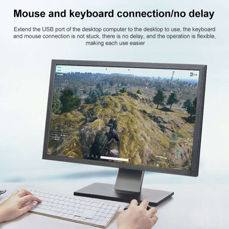 USB-C / Type-C to 4 USB 3.0 Ports Aluminum Alloy HUB with Switch (Silver)