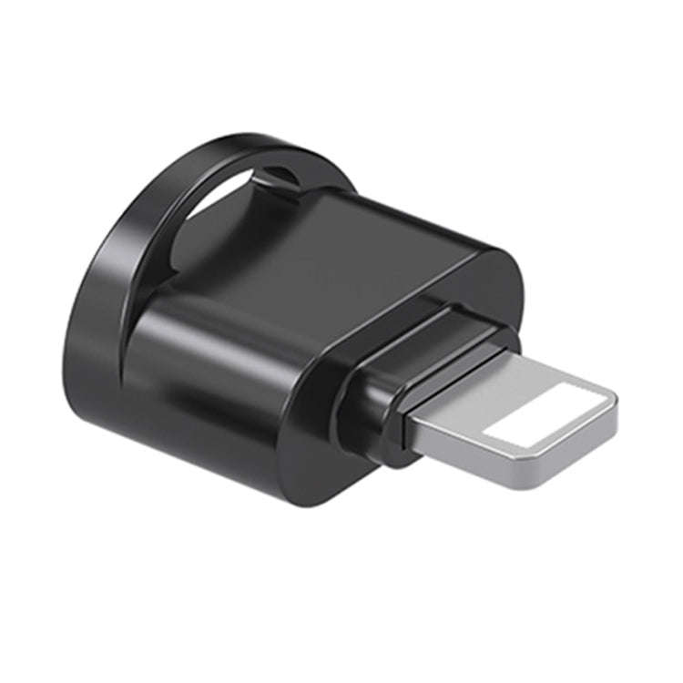 8 Pin to TF Card Adapter Mini TF Card Reader(Black)