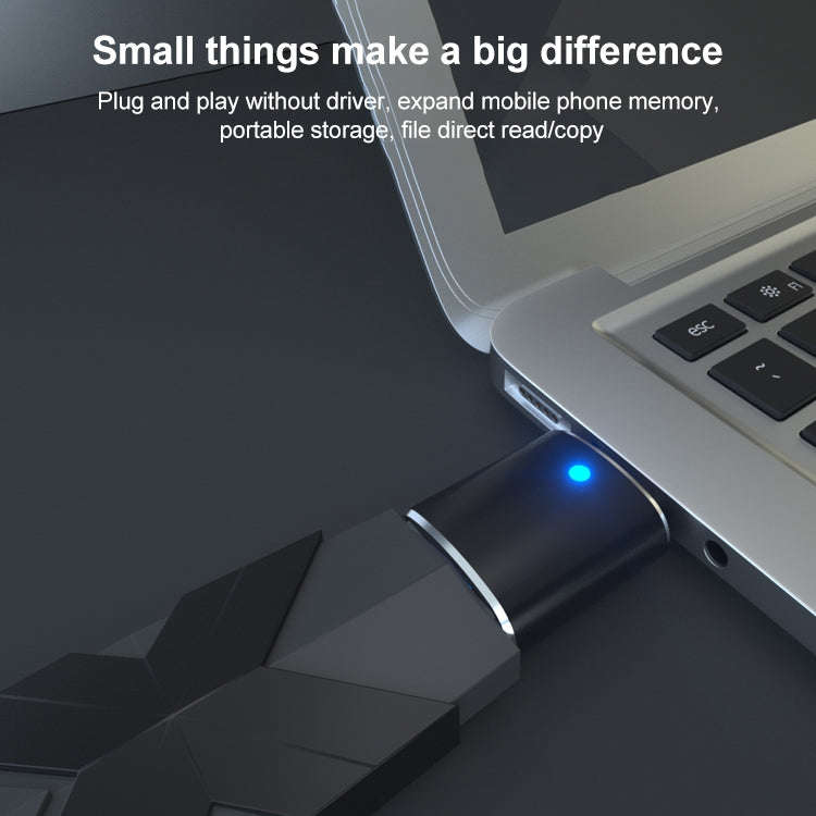 USB to Type-C / USB-C OTG USB Flash Driver (Grey)