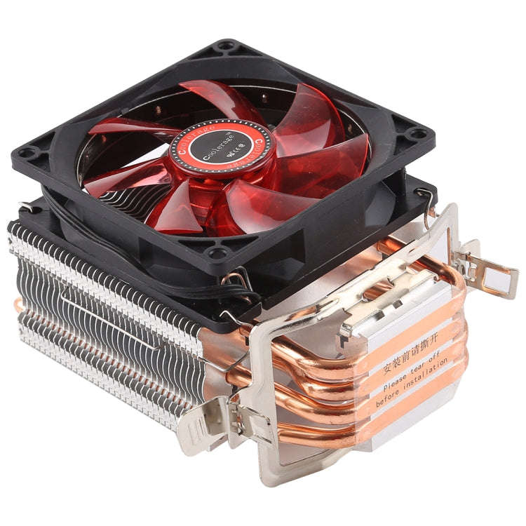 CoolAge L400 DC 12V 1600PRM 40.5cfm Heatsink Hydraulic Bearing Cooling Fan CPU Cooling Fan for AM...