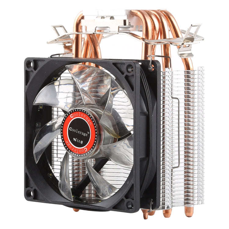 CoolAge L400 DC 12V 1600PRM 40.5cfm Heatsink Hydraulic Bearing Cooling Fan CPU Cooling Fan for AM...