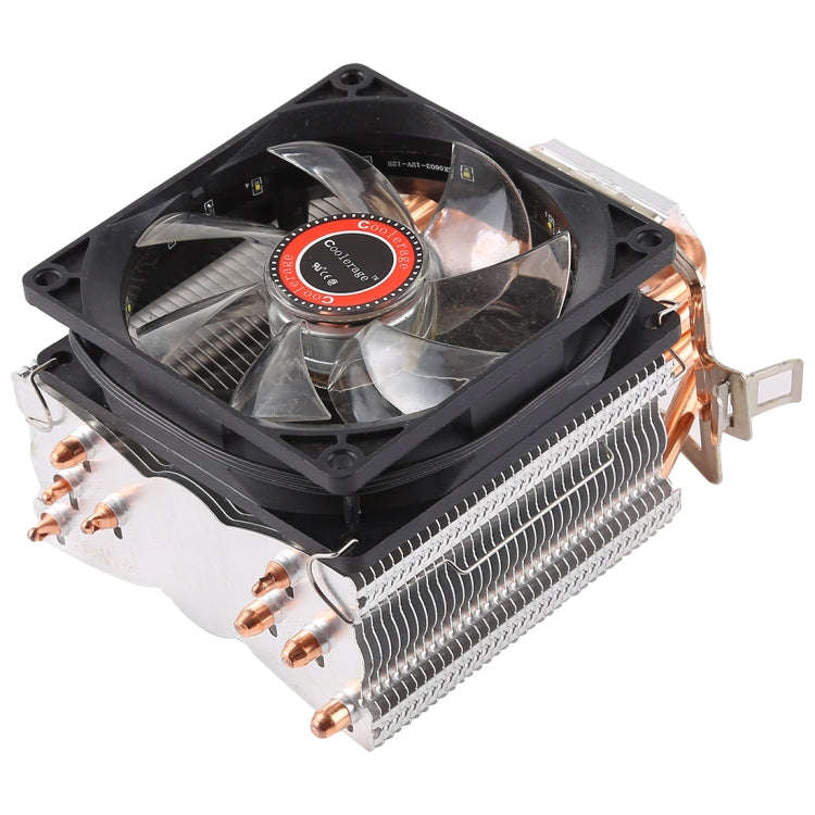 CoolAge L400 DC 12V 1600PRM 40.5cfm Heatsink Hydraulic Bearing Cooling Fan CPU Cooling Fan for AM...