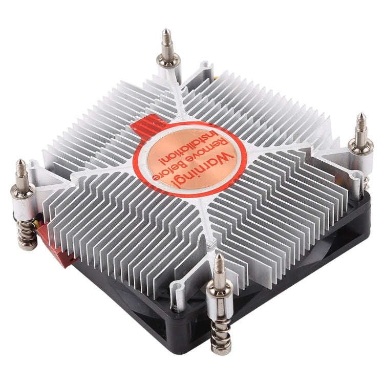 CoolerAge 1155-1U DC 12V 2000PRM 30.5cfm Copper Core Heatsink Hydraulic Bearing Cooling Fan CPU C...