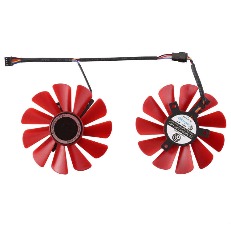FDC10U12S9-C 0.45amp 4 Pin Graphics Video Card Cooling Fans for XFX RX 560D RX 570 RX 580 RX Vega...