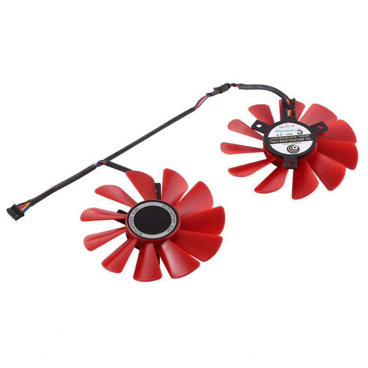 FDC10U12S9-C 0.45amp 4 Pin Graphics Video Card Cooling Fans for XFX RX 560D RX 570 RX 580 RX Vega...