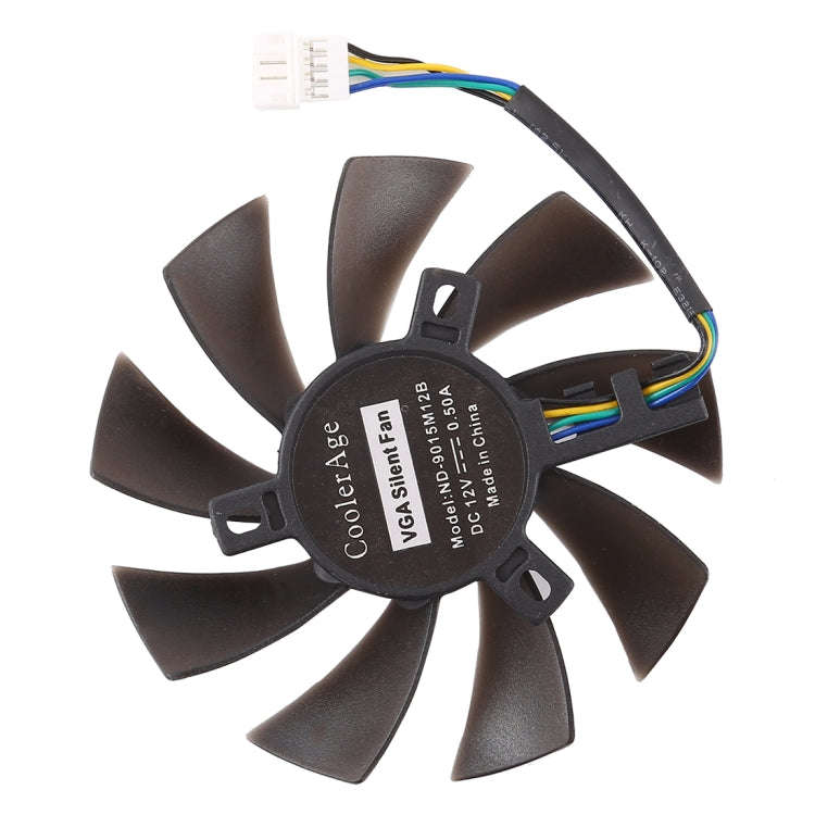 T129215SU 4 Pin Two Ball-Bearing Replace Cooling Fan for MSI Gigabyte GTX 1060 RX 480 460 570 580...