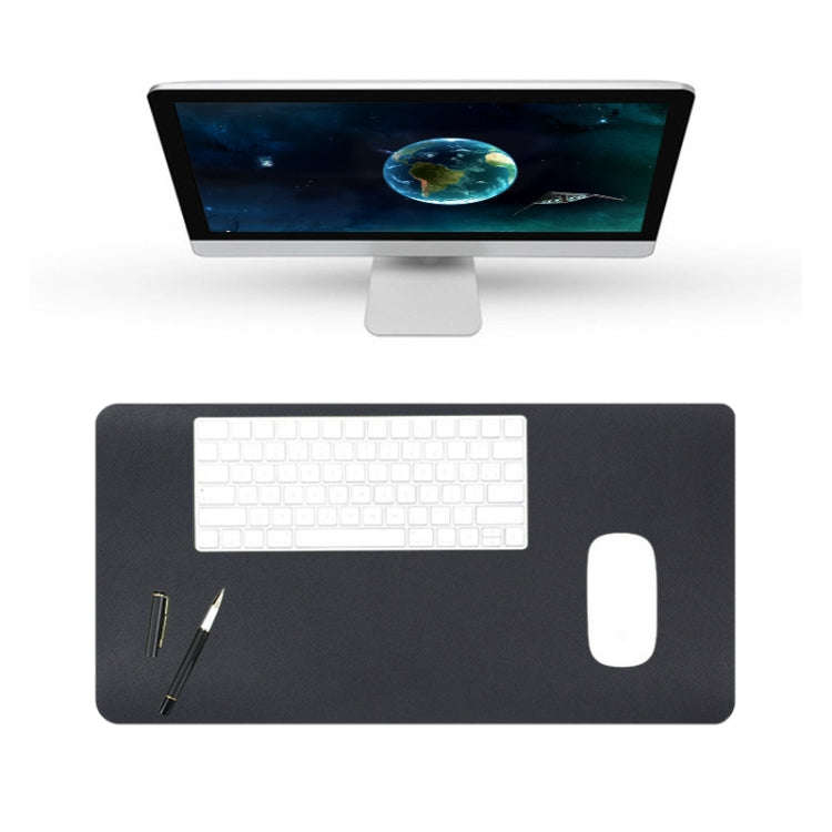 BUBM Multifunction Super Large Non-slip PU Leather Single-sided Mouse Pad Office Desk Mat, Size: ...