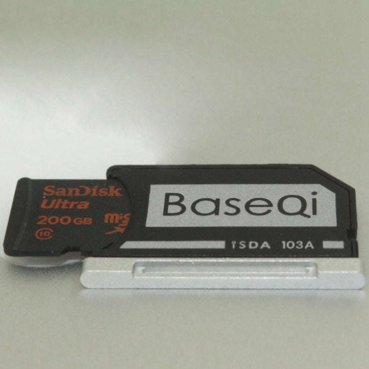 BASEQI Hidden Aluminum Alloy High Speed SD Card Case for Dell XPS 15.6 inch (9560 / 9570) Laptop