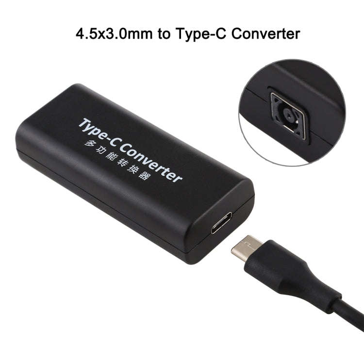 DC 4.5 x 3.0mm Power Jack Female to USB-C / Type C Female Power Connector Adapter with 15cm USB-C...