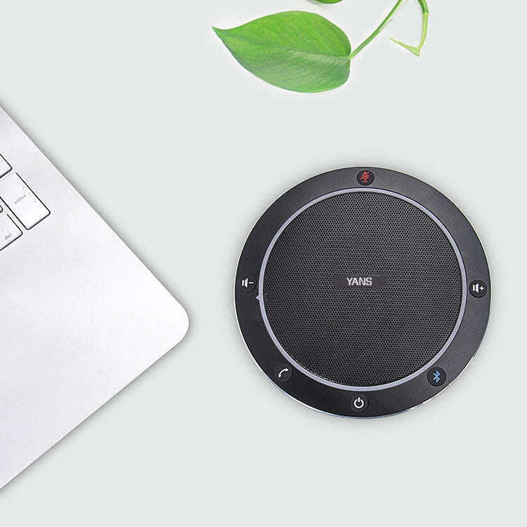 YANS YS-M61Y Video Conference Bluetooth Omnidirectional Microphone(Black)