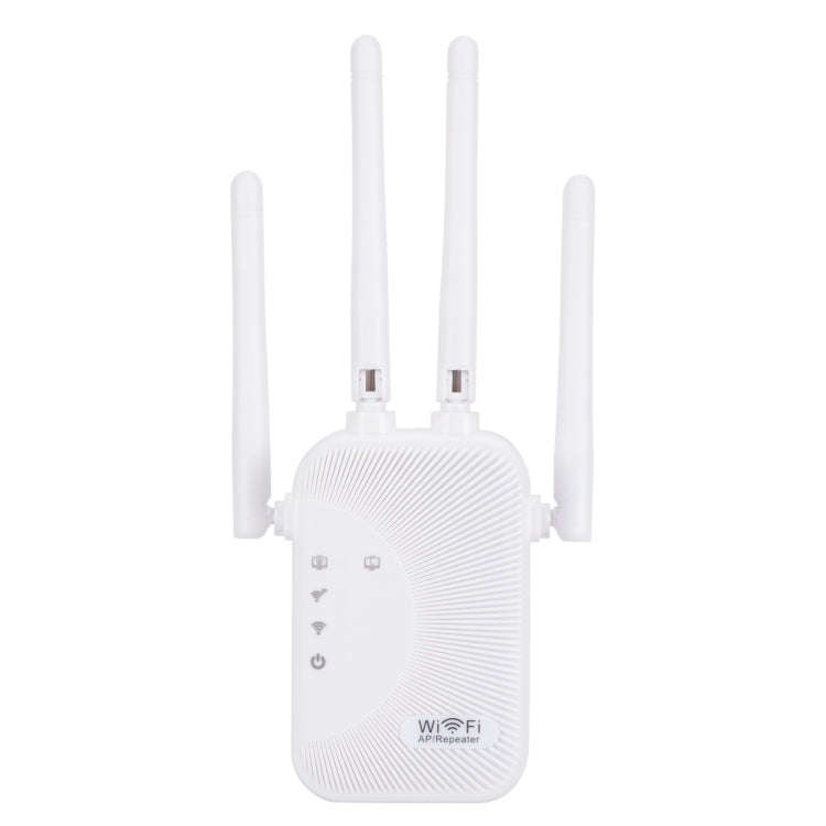 SM-010 Four-antenna 300M Repeater WiFi Wireless Router (US Plug)