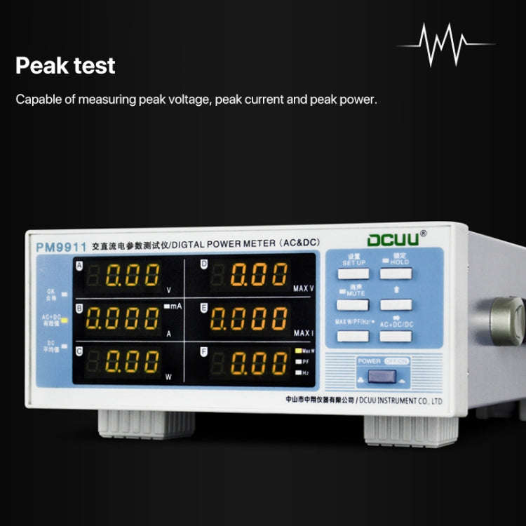 DCUU PM9911 Intelligent Electrical Parameters Measuring Instrument(US Plug)