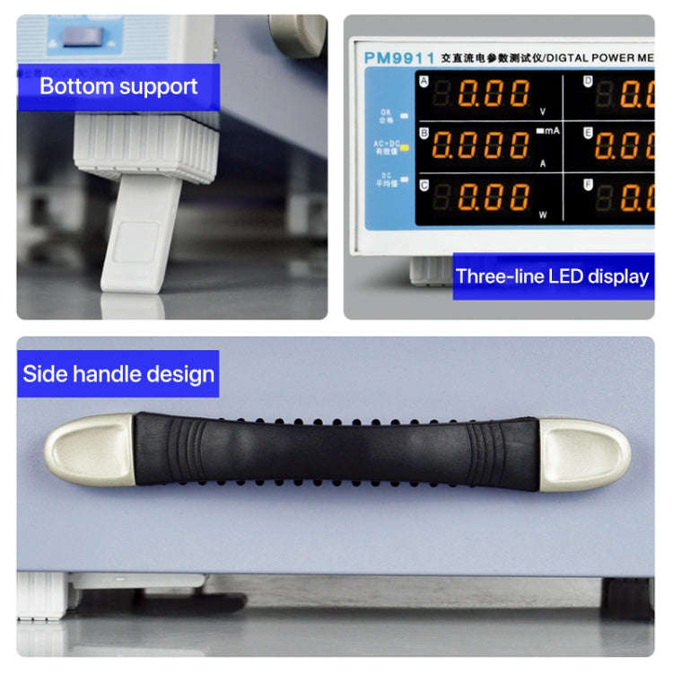 DCUU PM9911 Intelligent Electrical Parameters Measuring Instrument(US Plug)
